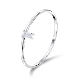 Minimalist Designed Silver Ring NSR-4063